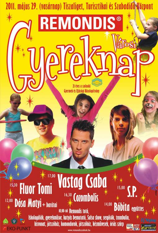 REMONDIS szolnoki városi gyereknap 2011. május 29.